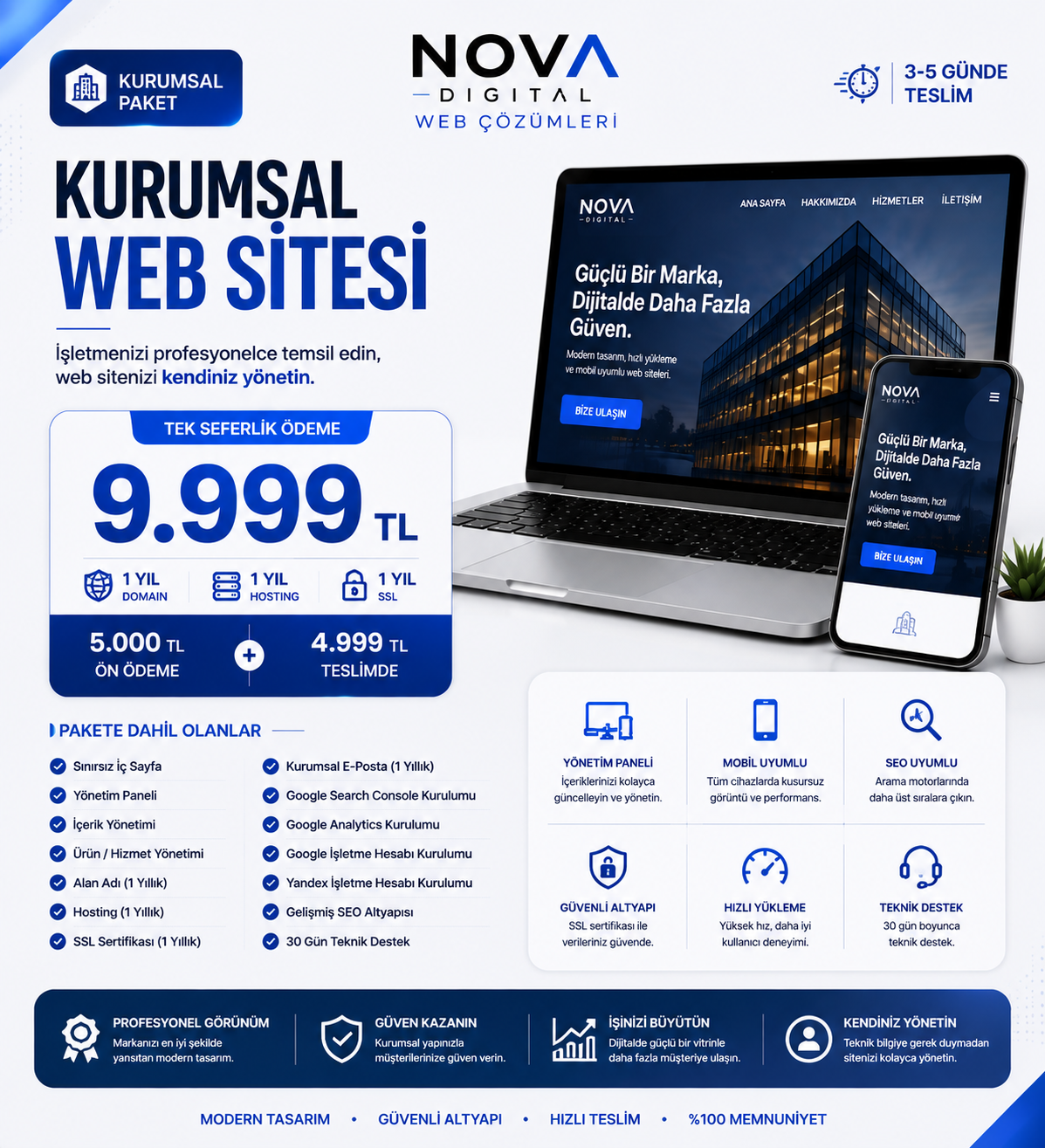 Kurumsal Web Sitesi Demo Projesi
